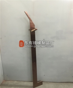 經(jīng)典玫瑰金玻璃立柱高端大氣